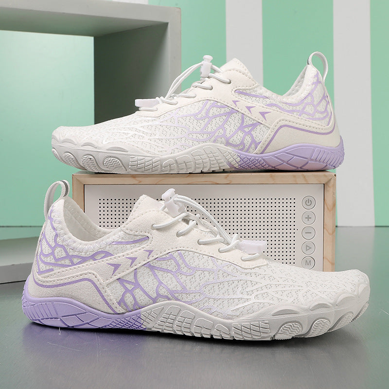 Damen Sportschuhe mit atmungsaktiven Mesh-Obermaterial für aktiven Lebensstil EB