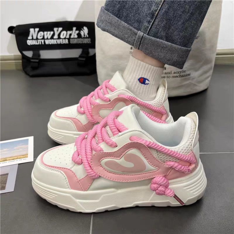 Damen modische Sneakers mit verspieltem Design und weicher Dämpfung EB