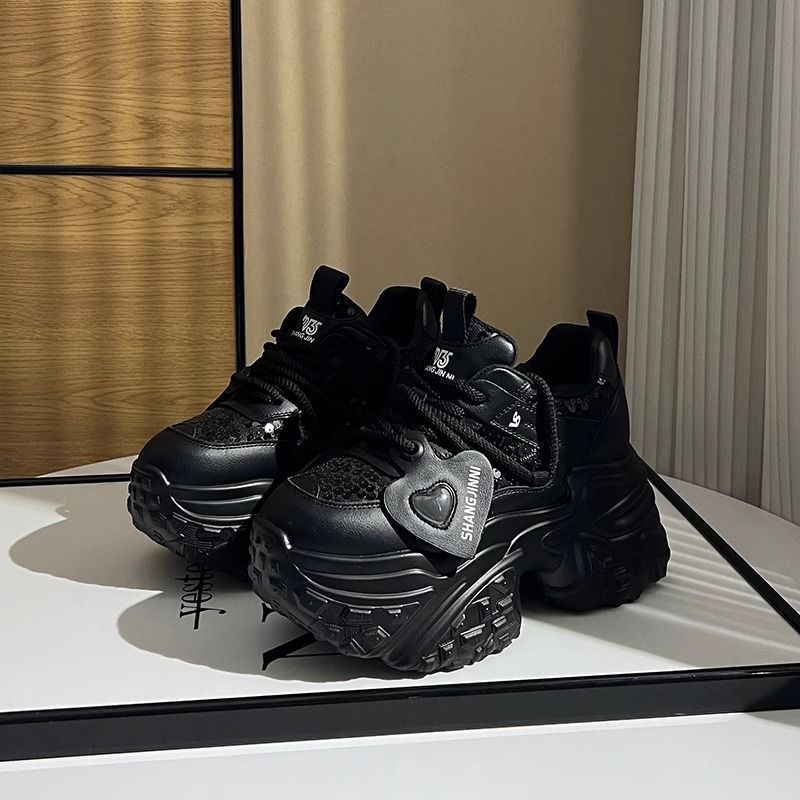Damen Chunky Sneakers mit puffiger Sohle und innovativer Dämpfung EB