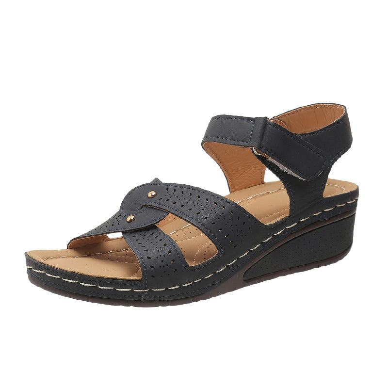 Damen Komfortable und elegante Keil-Sandalen EB