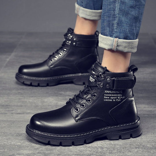 Damen Modische hohe Stiefel mit rutschfester Sohle und strapazierfähigem Obermaterial EB