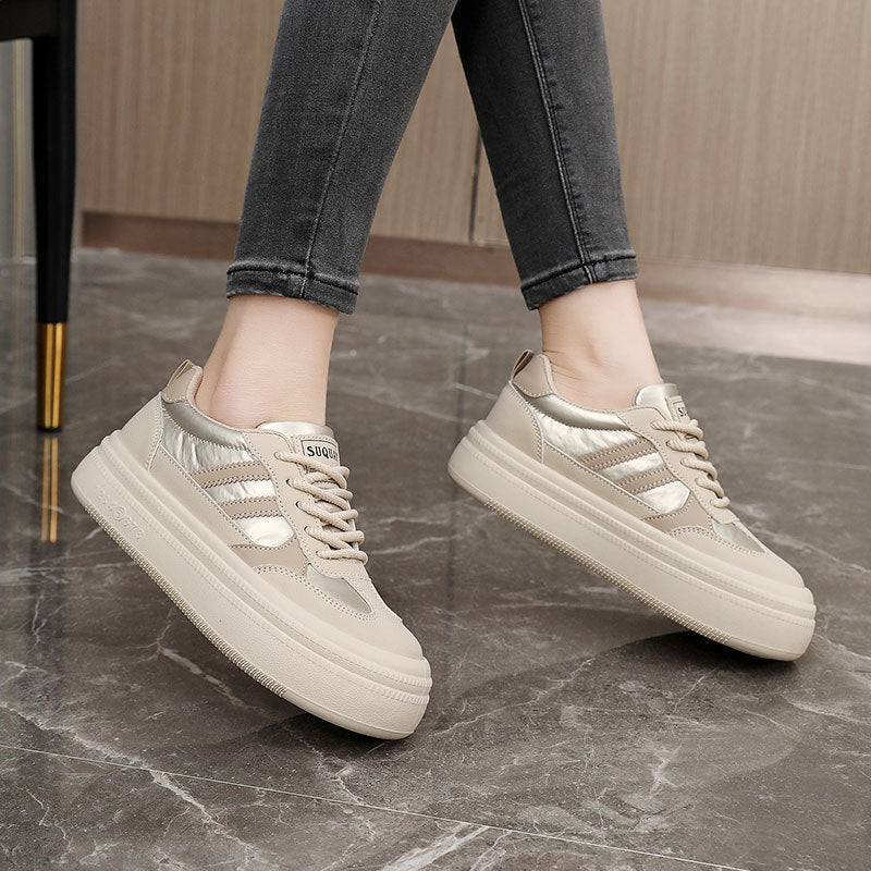 Damen Plattform-Sneaker mit sportivem Design EB
