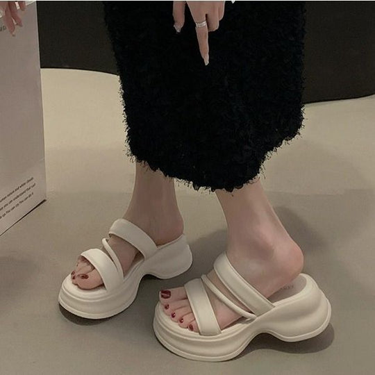 Damen Komfortable Sandalen mit ergonomischem Riemendesign und dämpfendem Fußbett EB