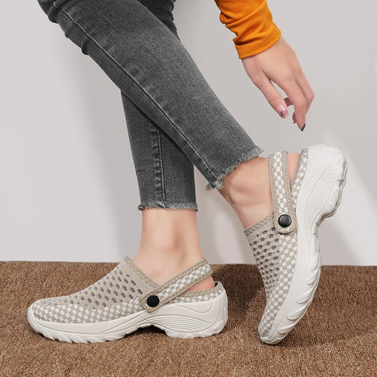 Damen Atmungsaktive und bequeme Clogs EB