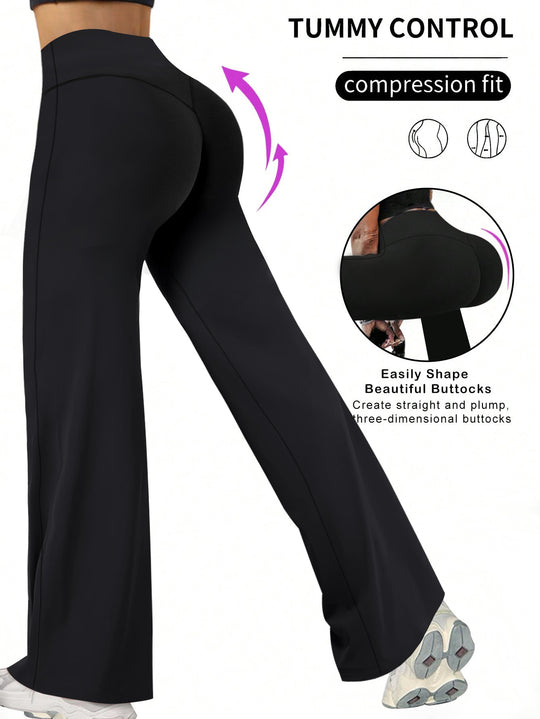Damen Kompressionshose mit hoher Taille und Tummy Control EB