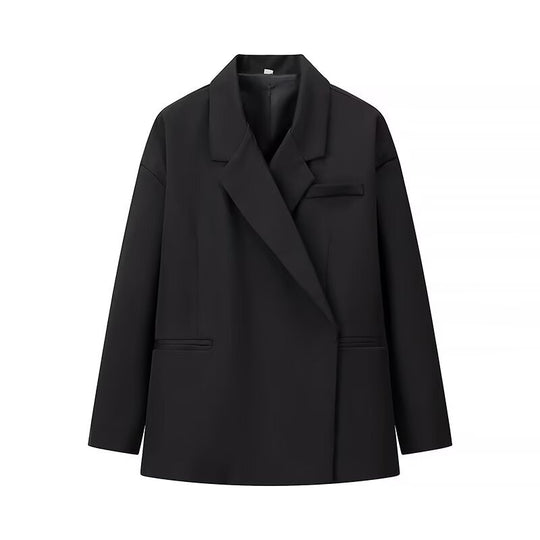 Damen elegante Oversize-Jacke mit schickem Revers EB