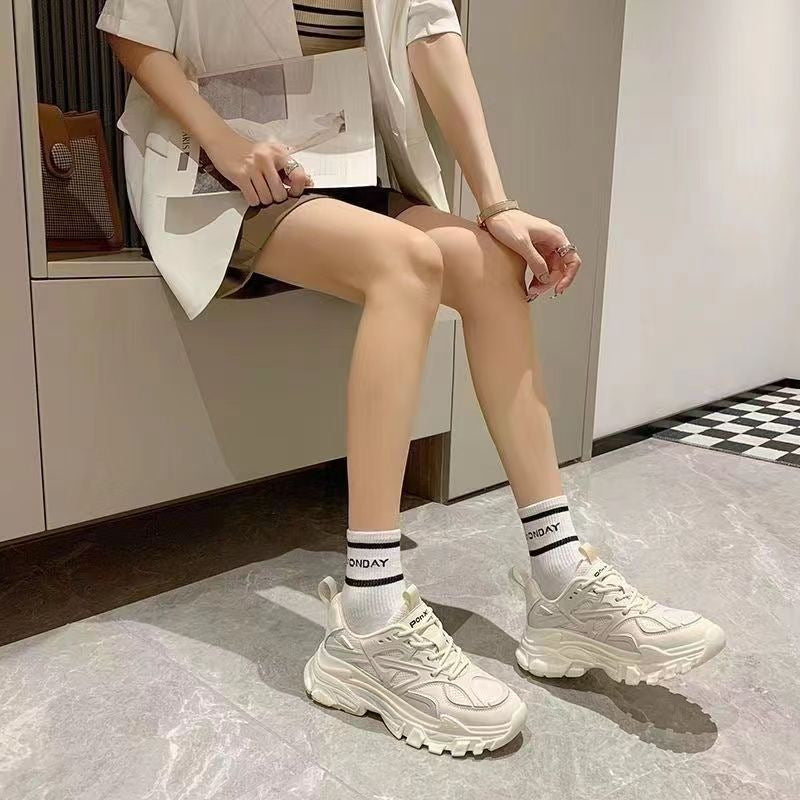 Damen Komfortable Sneaker mit rutschfester Gummisohle und atmungsaktivem Obermaterial EB