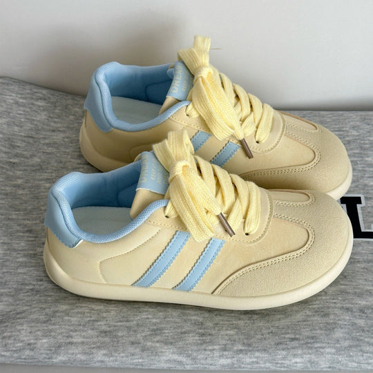 Damen Sportliche Sneakers mit weichem Obermaterial und atmungsaktiven Einsätzen EB