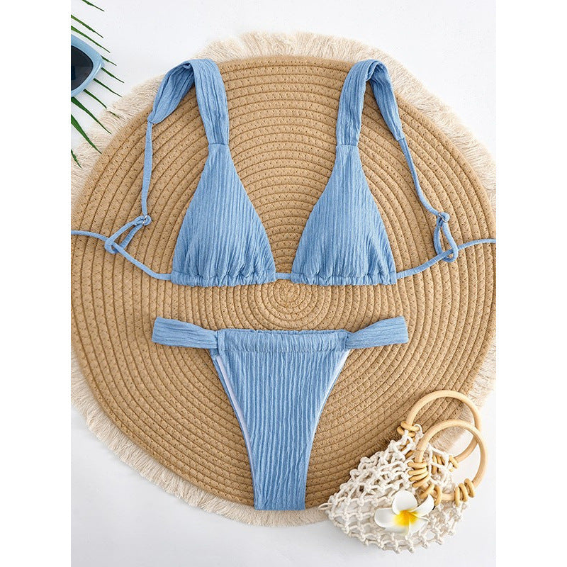 Damen Triangel-Bikini mit verstellbaren Trägern EB