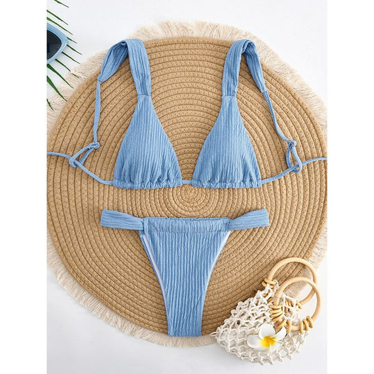 Damen Triangel-Bikini mit verstellbaren Trägern EB