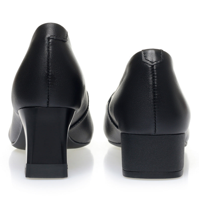 Damen Elegante Pumps mit bequemem Blockabsatz und modischem Design EB