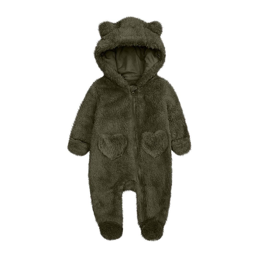 Unisex Fleeceoverall mit Kapuze und Herzaugen EB