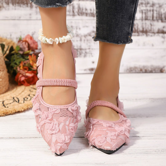 Damen Ballerina Schuhe EB