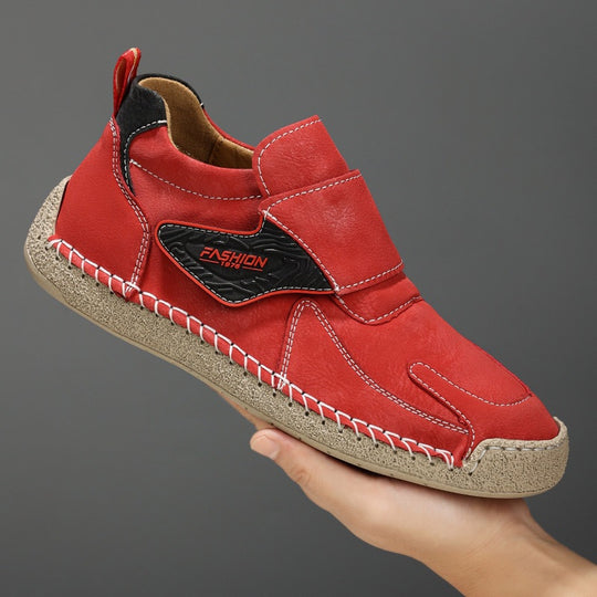 Herren Bequeme und modische Freizeitschuhe mit Klettverschluss EB