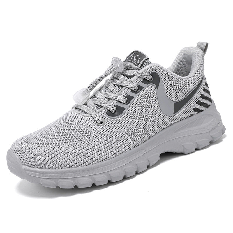 Damen atmungsaktive Laufschuhe mit elastischem Schnellschnürsystem EB