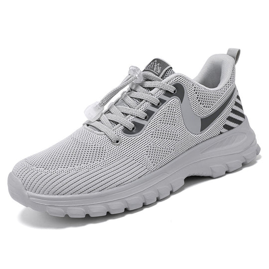 Damen atmungsaktive Laufschuhe mit elastischem Schnellschnürsystem EB