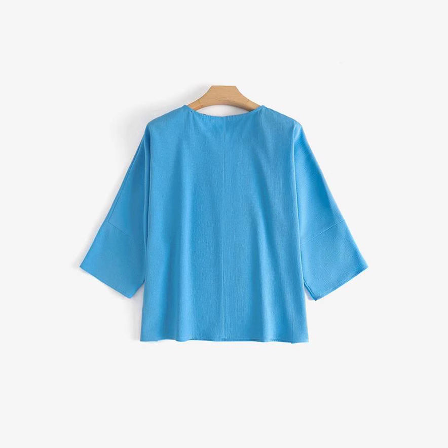 Damen Leichte Batwing Bluse EB