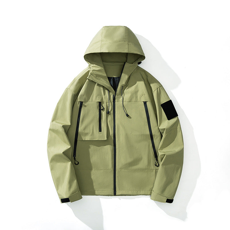 Herren technische Multifunktionsjacke mit praktischen Taschen EB