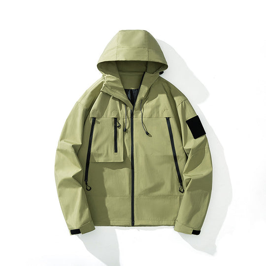 Herren technische Multifunktionsjacke mit praktischen Taschen EB