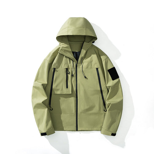 Herren technische Multifunktionsjacke mit praktischen Taschen EB