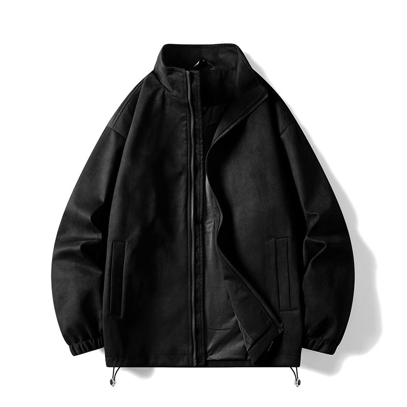 Herren Fleecejacke mit elastischen Bündchen und praktischen Taschen EB