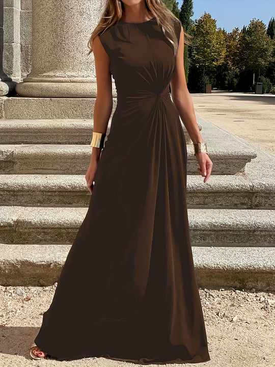 Damen Maxikleid mit elegantem Wickeldesign und schmeichelndem Schnitt EB