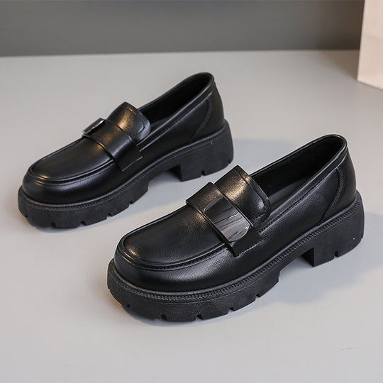 Damen elegante Loafers mit markanter Blocksohle EB