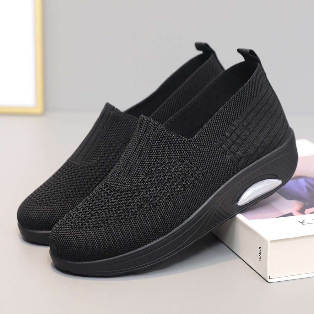 Damen Bequeme und luftige Slip-On Sneaker mit Dämpfungstechnologie EB