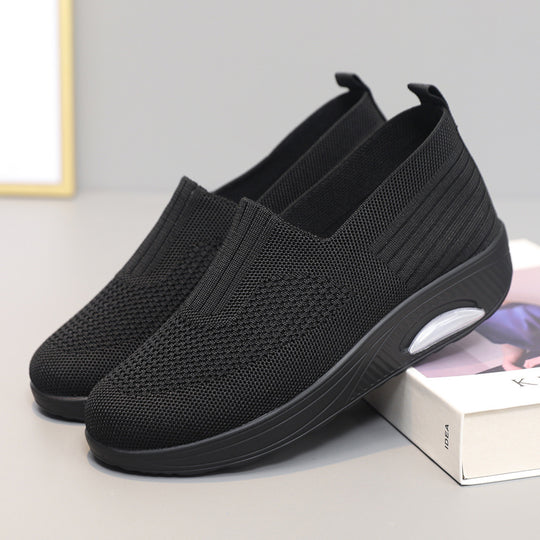 Damen Bequeme und luftige Slip-On Sneaker mit Dämpfungstechnologie EB