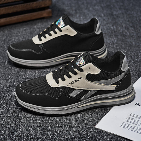 Damen Sportliche Sneaker mit atmungsaktiver Mesh-Oberfläche und gepolsterter Sohle EB