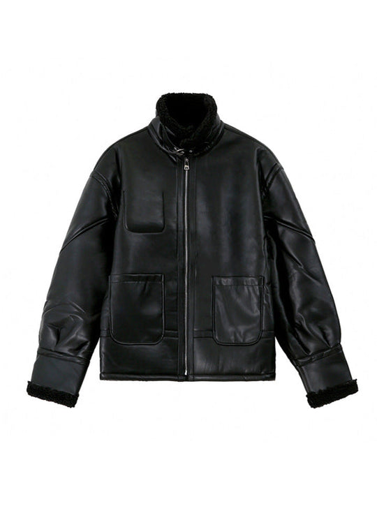 EB | Kunstleder Fliegerjacke
