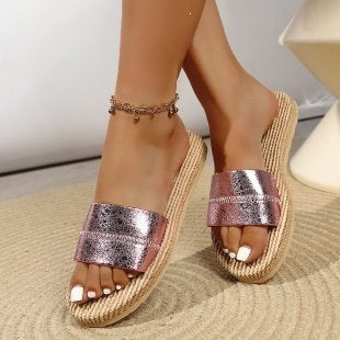 Damen Bequeme und glamouröse Mules EB