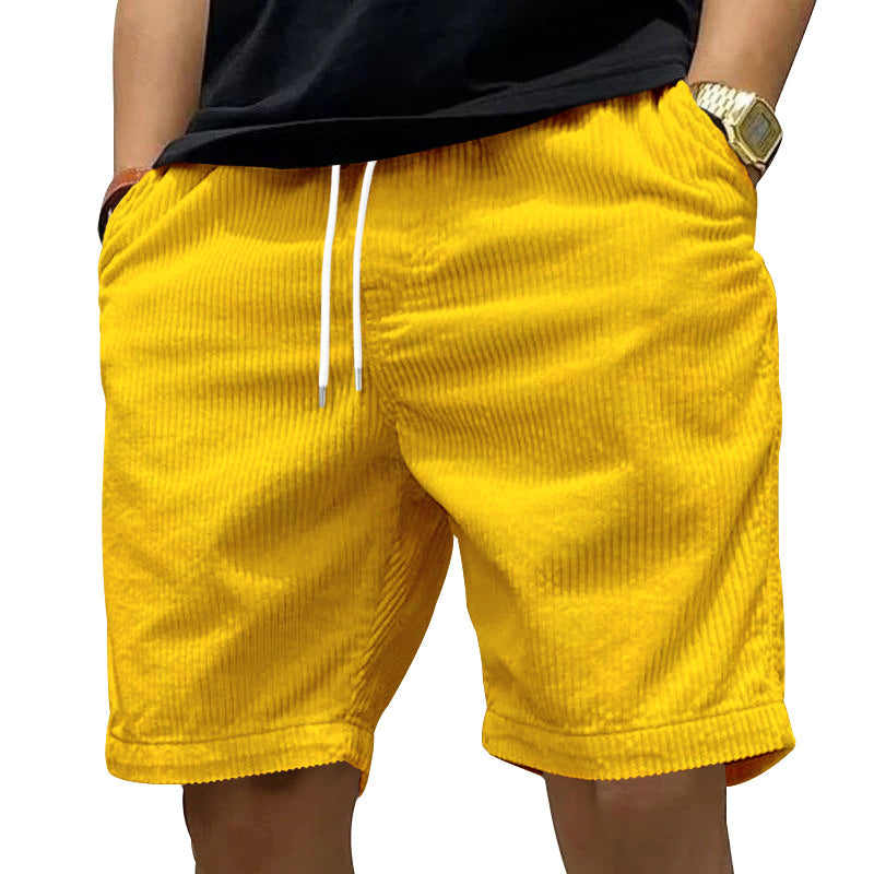 Herren bequeme Freizeithose aus strukturiertem Cordstoff EB