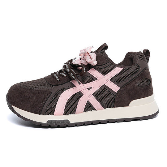 Damen Sportliche Sneaker mit atmungsaktivem Mesh-Obermaterial und dämpfender Sohle EB