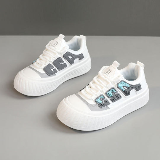 Damen modische Plateau Sneakers mit innovativem Design und stoßdämpfendem Profil EB