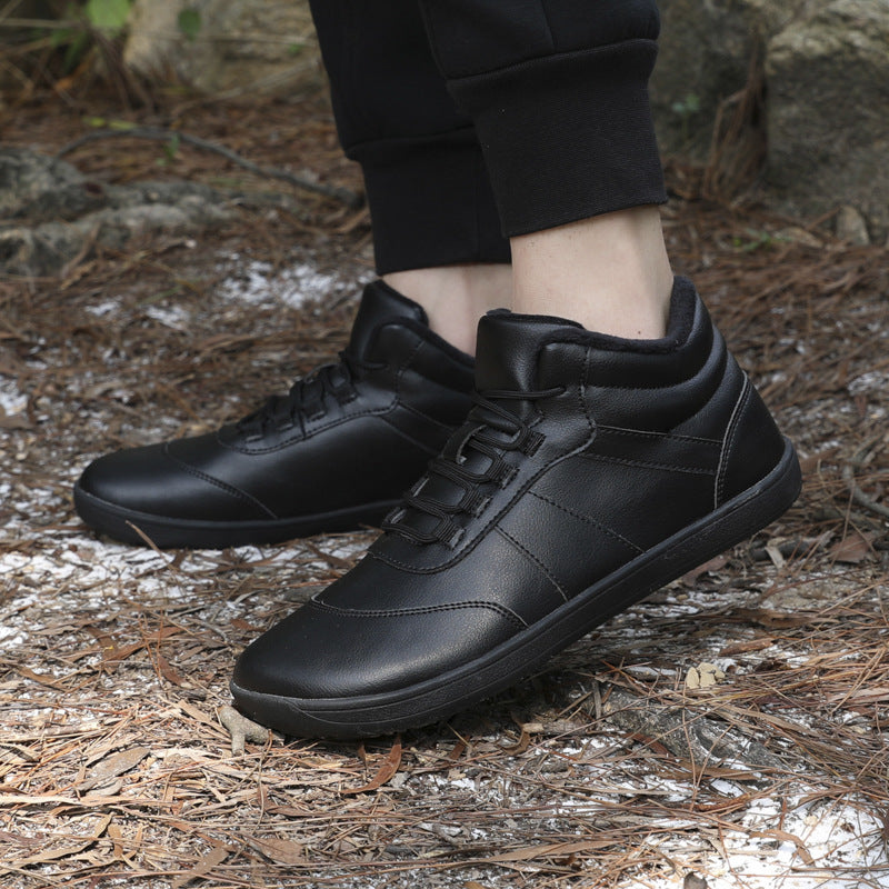 Damen modische High-Top Sneakers mit kuscheligem Innenfutter EB