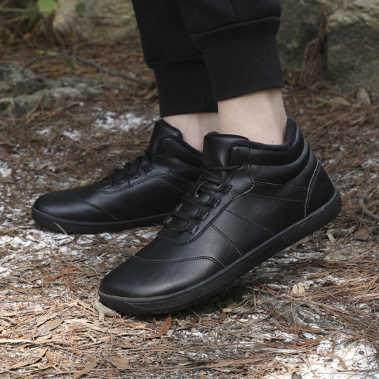 Damen modische High-Top Sneakers mit kuscheligem Innenfutter EB