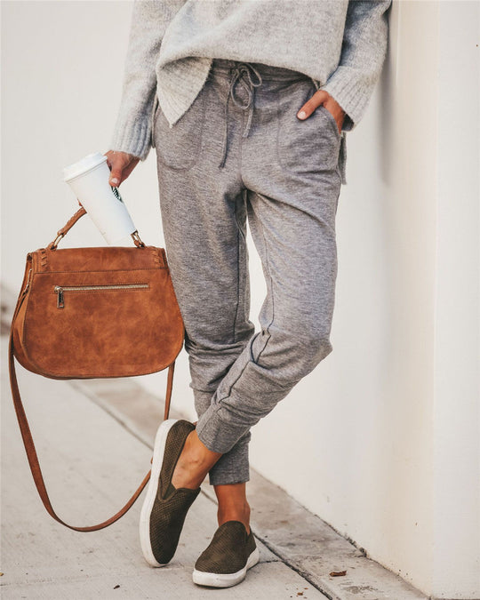 EB | Sweatpants Relaxed Passform Baumwollmischung Elastischer Bund Taschen