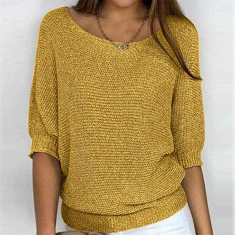 EB | Einfarbiger Pullover