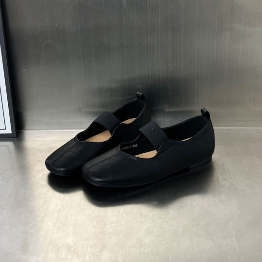 Damen Elegante Slip-On Schuhe mit modischem Riemenverschluss EB