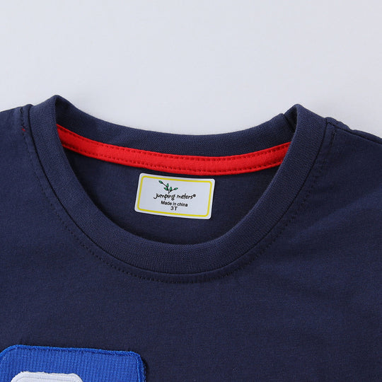 Jungen T-Shirt mit robustem Pionierfahrzeug-Applikation EB