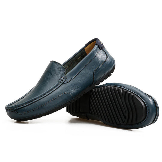 Herren Elegante Mokassins aus weichem Leder EB
