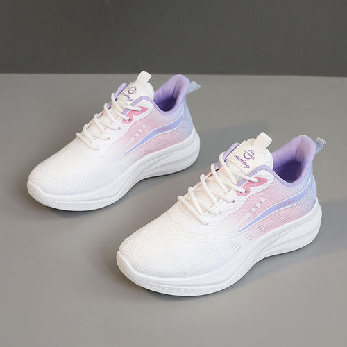 Damen Komfortable Lauf-Sneaker mit atmungsaktivem Mesh-Obermaterial und flexiblem Design EB