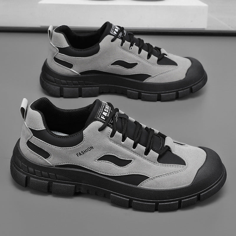 Damen Sportliche Sneakers mit robustem Sohlenprofil und atmungsaktiver Mesh-Oberfläche EB