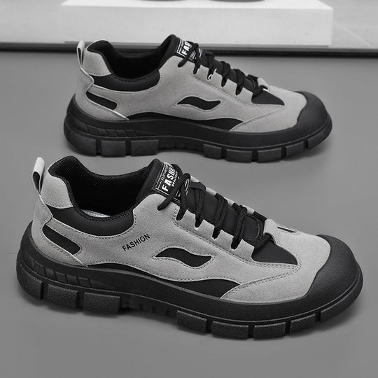 Damen Sportliche Sneakers mit robustem Sohlenprofil und atmungsaktiver Mesh-Oberfläche EB