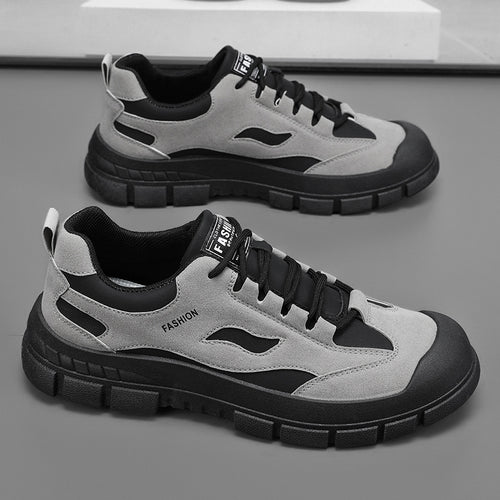 Damen Sportliche Sneakers mit robustem Sohlenprofil und atmungsaktiver Mesh-Oberfläche EB