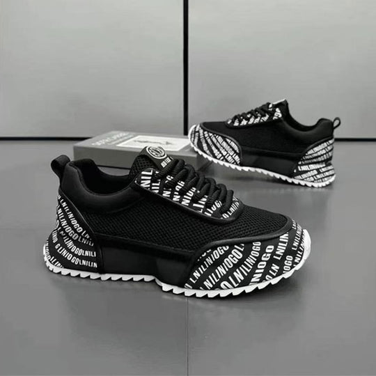 Damen Sportliche Sneakers mit atmungsaktivem Mesh und griffiger Sohle EB