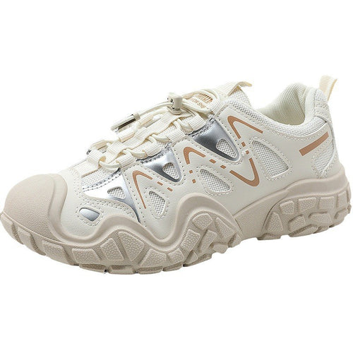 Damen sportliche Allrounder Sneakers mit atmungsaktivem Mesh-Obermaterial und rutschfester Sohle EB