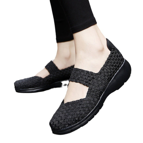 Damen Komfortable Ballerinas mit flexiblem Design und rutschfester Sohle EB