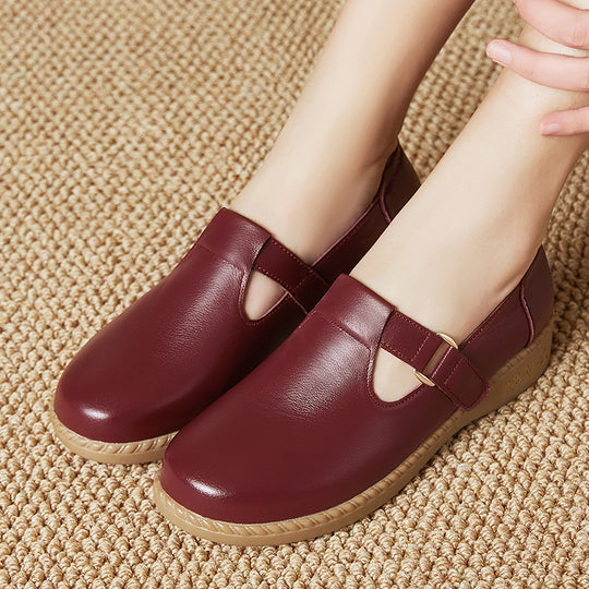 Damen Komfortable Slipper mit modischer Schnallenverzierung und anatomischem Fußbett EB